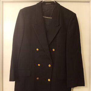 Navy double button jacket